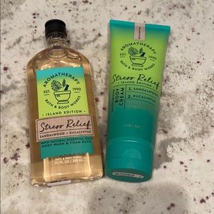 Bath & body works aromatherapy stress relief NWT
